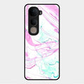Fashion Marble Texture Glossy Metal Case Cover For Vivo Y400 5G
