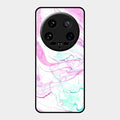 Fashion Marble Texture Glossy Metal Case Cover For Xiaomi 14 Ultra