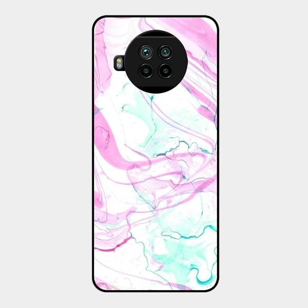 Fashion Marble Texture Glossy Metal Case Cover For Xiaomi Mi 10I 5G