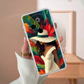 Fashionable Girl Hat Style Tropical Elegance Transparent Silicone Case For iQOO Z10 5G
