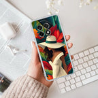 Fashionable Girl Hat Style Tropical Elegance Anti Yellow Case For OnePlus 13R 5G