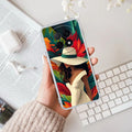 Fashionable Girl Hat Style Tropical Elegance Transparent Silicone Case For Oppo F29 Pro 5G