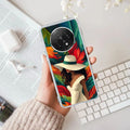 Fashionable Girl Hat Style Tropical Elegance Anti Yellow Case For Oppo F29 Pro 5G