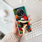 Fashionable Girl Hat Style Tropical Elegance Anti Yellow Case For Oppo F29 Pro 5G