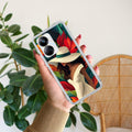 Fashionable Girl Hat Style Tropical Elegance Anti Yellow Case For Realme 10 Pro Plus 5G