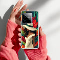 Fashionable Girl Hat Style Tropical Elegance Transparent Silicone Case For Realme P1 5G