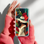 Fashionable Girl Hat Style Tropical Elegance Anti Yellow Case For Samsung Galaxy F56 5G