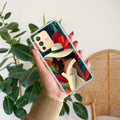 Fashionable Girl Hat Style Tropical Elegance Transparent Silicone Case For Vivo Y19e