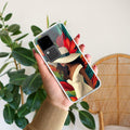 Fashionable Girl Hat Style Tropical Elegance Transparent Silicone Case For Vivo Y100 5G /  Vivo Y100A 5G