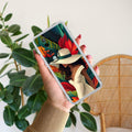 Fashionable Girl Hat Style Tropical Elegance Transparent Silicone Case For Vivo V25 Pro 5G