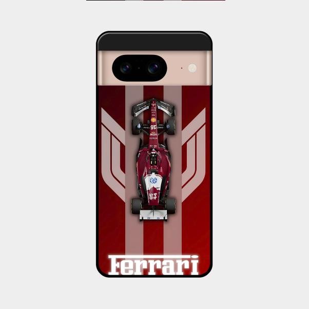 Ferrari Racing Legacy Glass Case For Google Pixel 8 5G