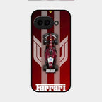 Ferrari Racing Legacy Glass Case For Google Pixel 9A 5G