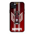 Ferrari Racing Legacy Glass Case For iPhone 14 Plus