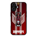 Ferrari Racing Legacy Glass Case For iPhone 16 Plus