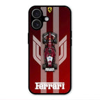 Ferrari Racing Legacy Glass Case For iPhone 17