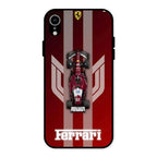 Ferrari Racing Legacy Glass Case For iPhone XR