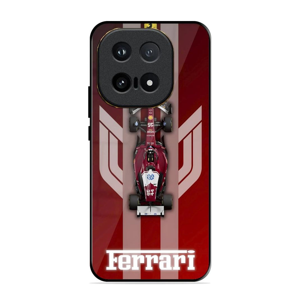 Ferrari Racing Legacy Glass Case For iQOO 15 5G