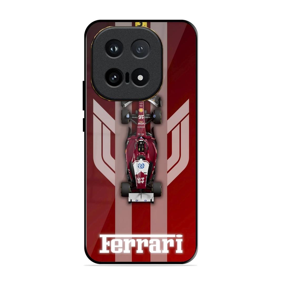 Ferrari Racing Legacy Glass Case For iQOO 15 5G