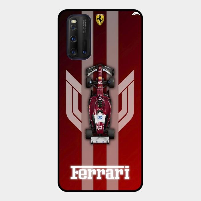 Ferrari Racing Legacy Glass Case For Iqoo 3 5G