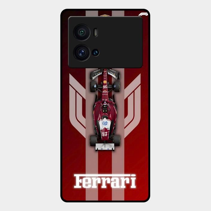 Ferrari Racing Legacy Glass Case For Iqoo 9 Pro 5G