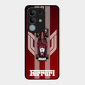 Ferrari Racing Legacy Glass Case For iQOO Z10x 5G