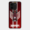 Ferrari Racing Legacy Glass Case For Iqoo Z9X 5G