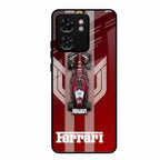 Ferrari Racing Legacy Glass Case For Motorola Edge 40