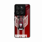 Ferrari Racing Legacy Glass Case For Motorola G67 Power 5G