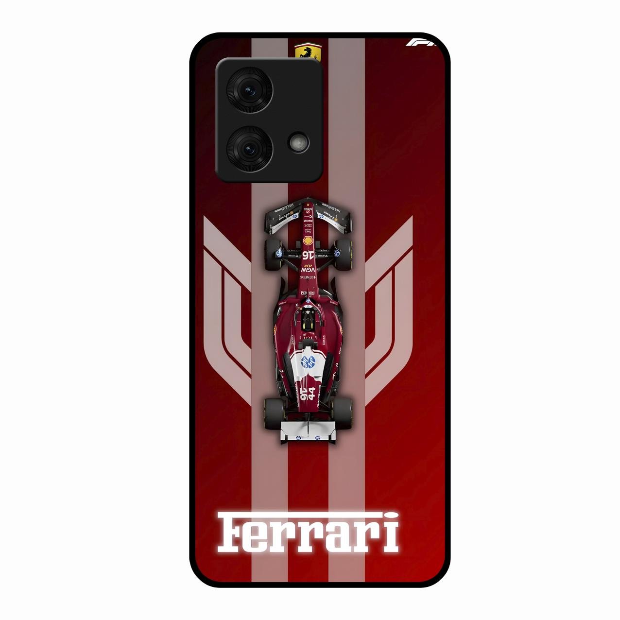 Ferrari Racing Legacy Glass Case For Motorola g84 5G