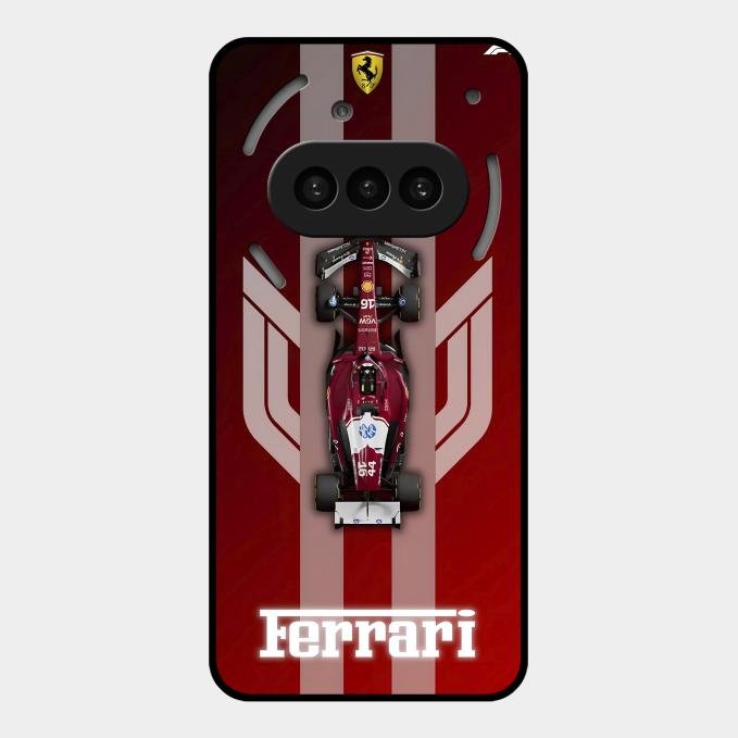 Ferrari Racing Legacy Glass Case For Nothing Phone 3A 5G