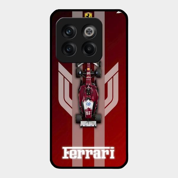 Ferrari Racing Legacy Glass Case For Oneplus 10T 5G