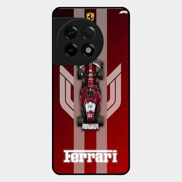 Ferrari Racing Legacy Glass Case For Oneplus 11R 5G