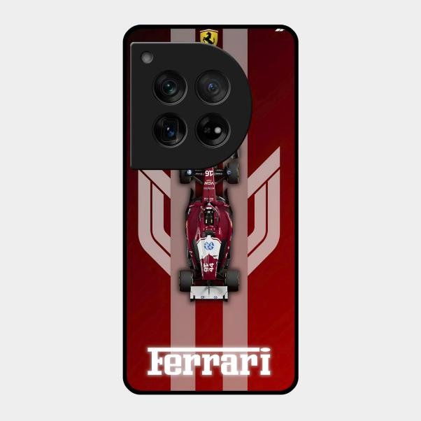Ferrari Racing Legacy Glass Case For Oneplus 12 5G