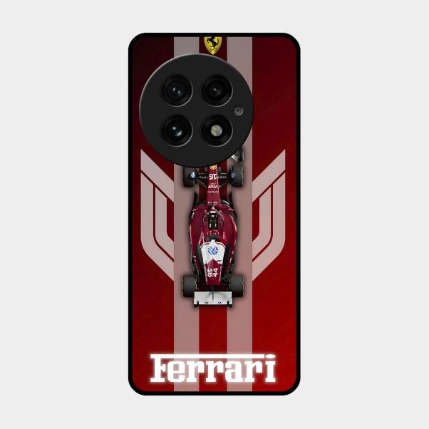 Ferrari Racing Legacy Glass Case For Oneplus 13 5G