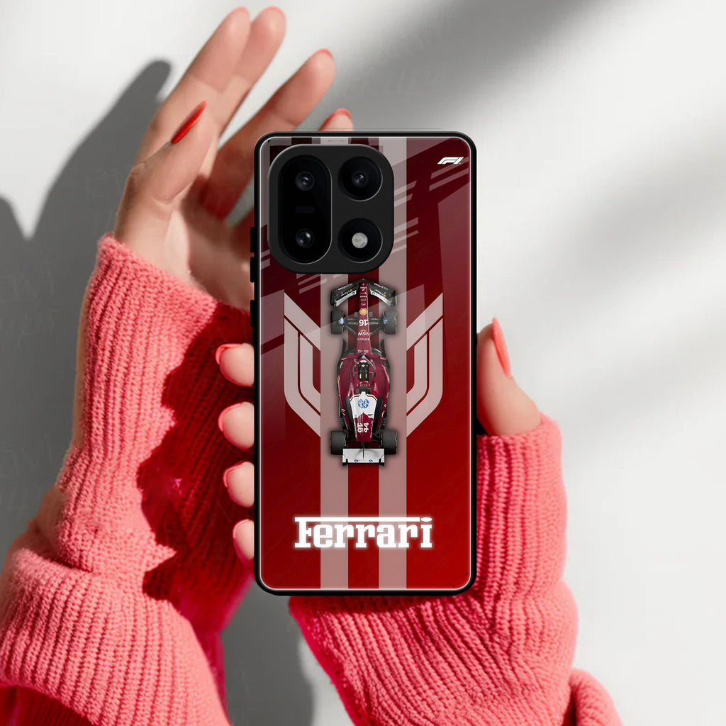 Ferrari Racing Legacy Glass Case For OnePlus 15 5G
