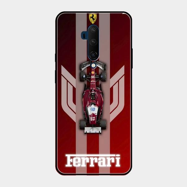 Ferrari Racing Legacy Glass Case For Oneplus 7T Pro