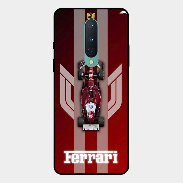 Ferrari Racing Legacy Glass Case For Oneplus 8