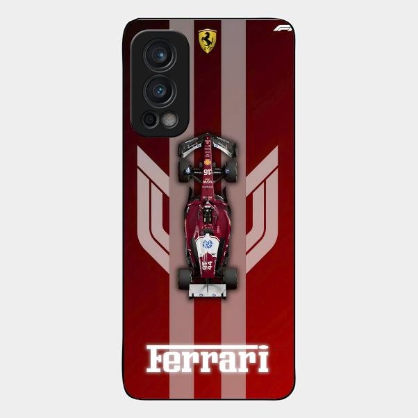 Ferrari Racing Legacy Glass Case For Oneplus Nord 2 5G