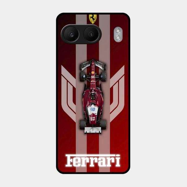Ferrari Racing Legacy Glass Case For Oneplus Nord 4 5G