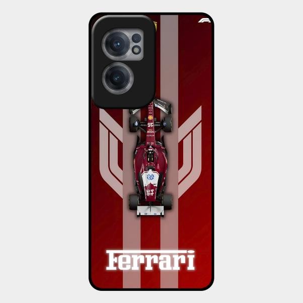 Ferrari Racing Legacy Glass Case For Oneplus Nord Ce 2 5G
