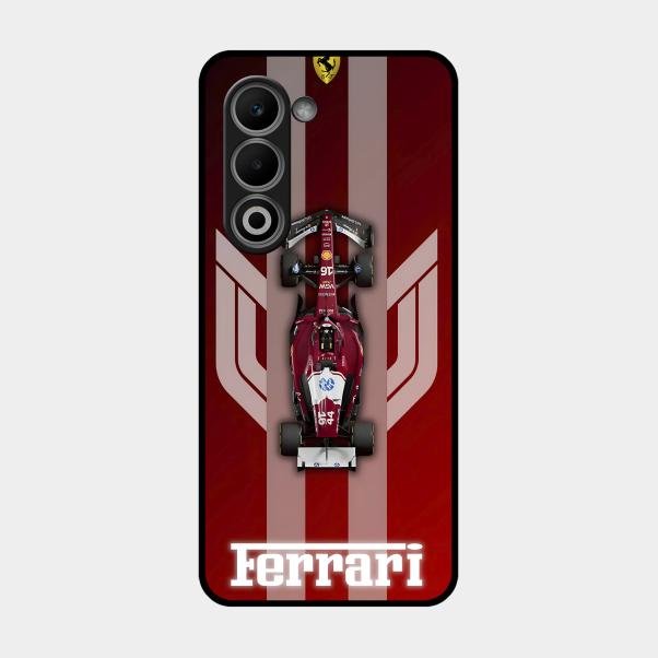 Ferrari Racing Legacy Glass Case For Oppo A5 5G