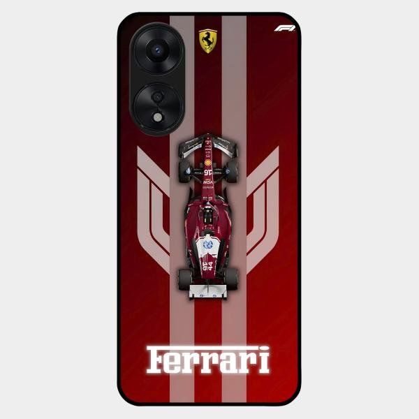 Ferrari Racing Legacy Glass Case For Oppo A78 5G