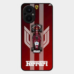Ferrari Racing Legacy Glass Case For Oppo F21 Pro 5G