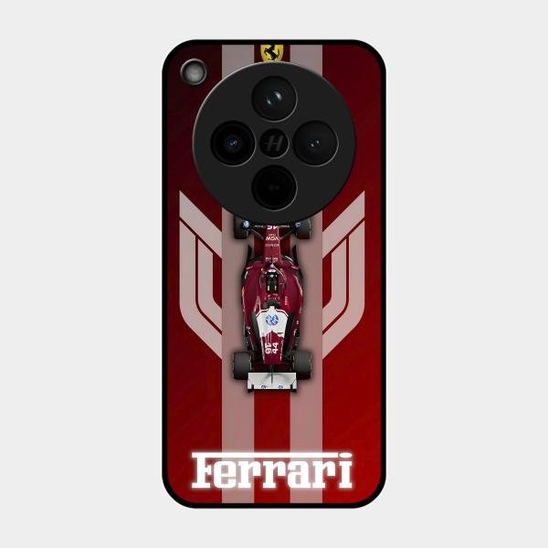 Ferrari Racing Legacy Glass Case For Oppo Find X8 5G