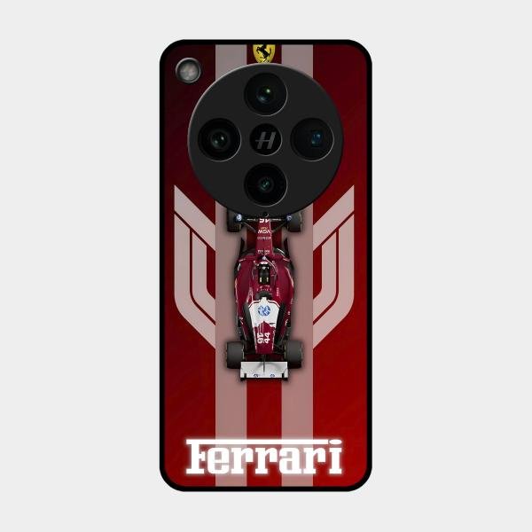 Ferrari Racing Legacy Glass Case For Oppo Find X8 Pro 5G