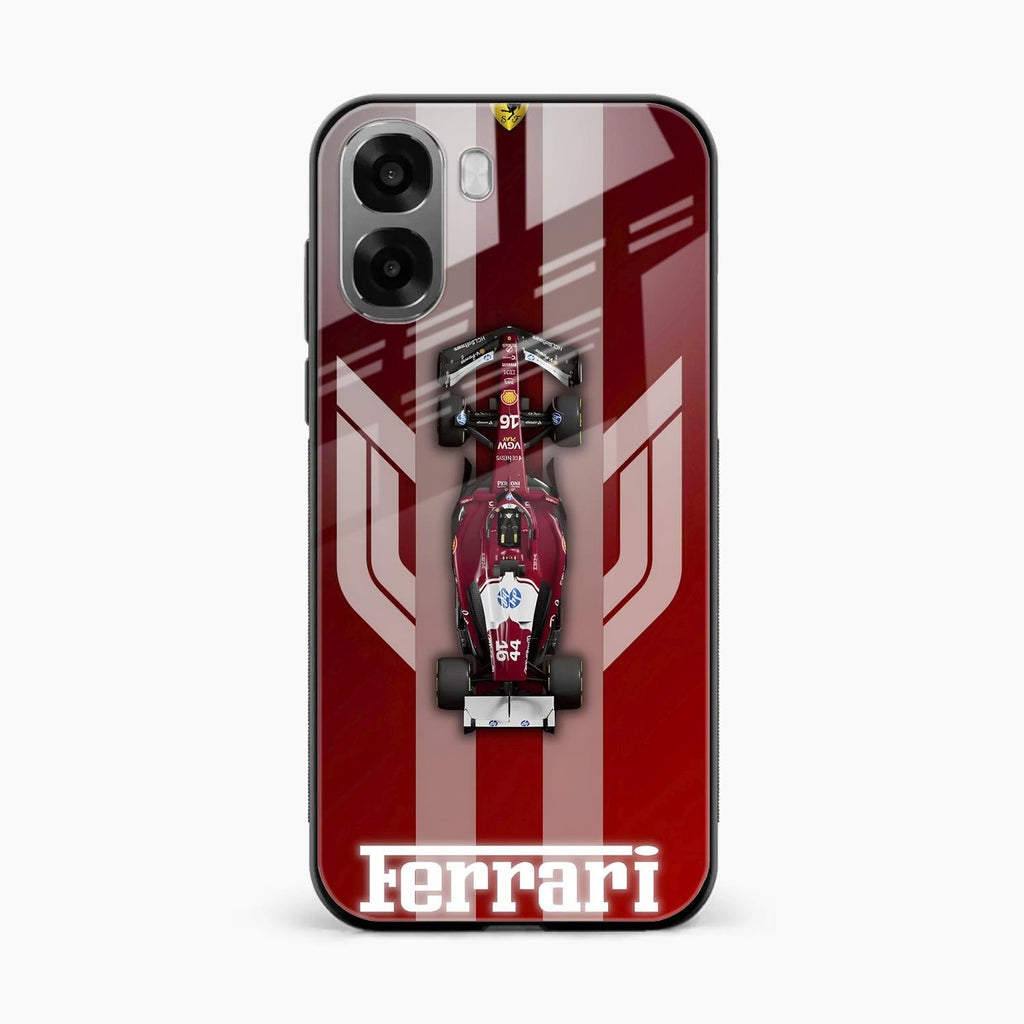 Ferrari Racing Legacy Glass Case For Oppo K14x 5G