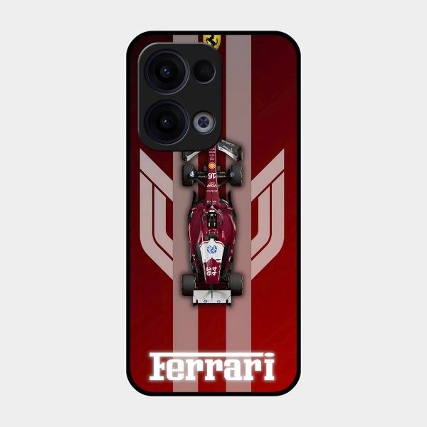 Ferrari Racing Legacy Glass Case For Oppo Reno 13 5G