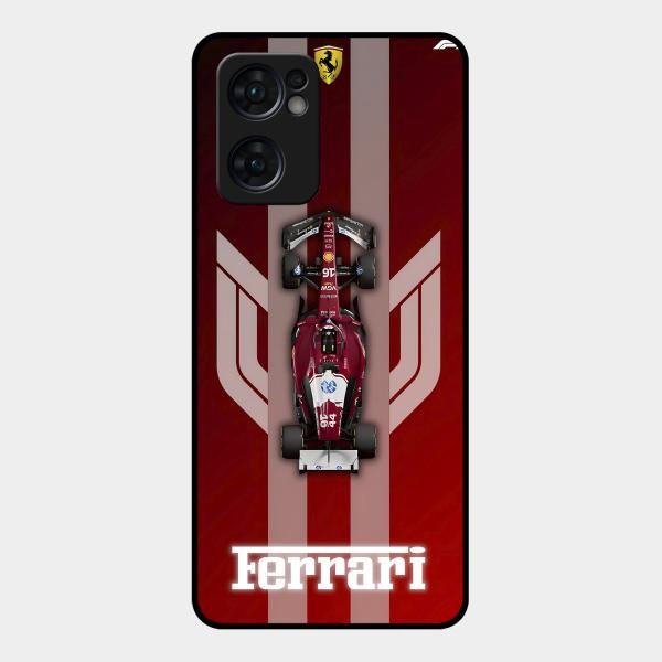 Ferrari Racing Legacy Glass Case For Oppo Reno 7 5G