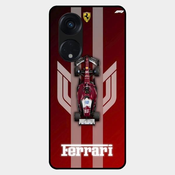 Ferrari Racing Legacy Glass Case For Oppo Reno 8T 5G