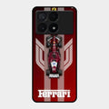 Ferrari Racing Legacy Glass Case For Poco X6 Pro 5G